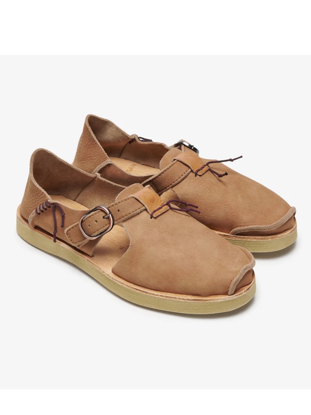 Satorisan - Benirras Premium - Sports Leather Sandals Unisex Adult Size 38